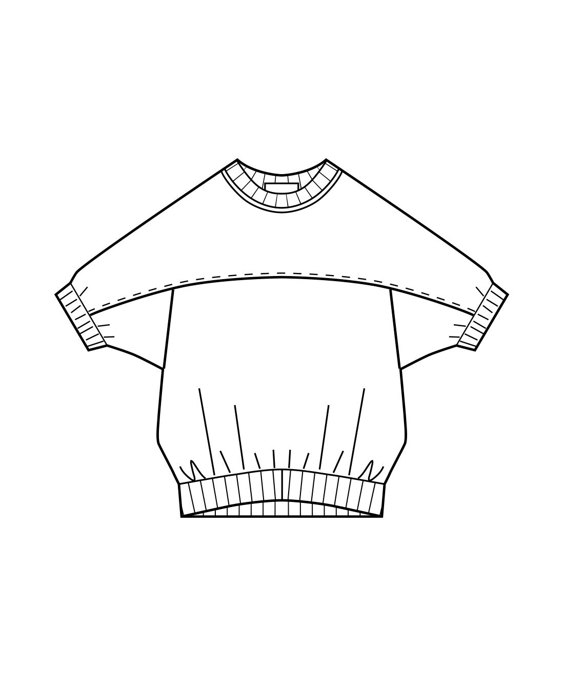 IEDIT|Her smileプロジェクト IEDIT[イディット]　接触冷感・吸汗速乾・抗菌防臭！ Ohcool（R）Ⅱplus素材のドルマンプルオーバーの会|前と背中にきかせたフットボールTシャツ風の切り替えがアクセント。