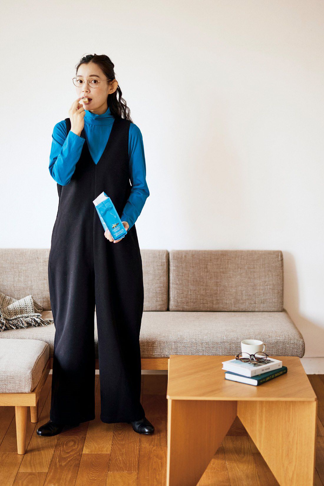 and myera|ａｎｄ　ｍｙｅｒａさらりとしたカットソータートルのコーディネート