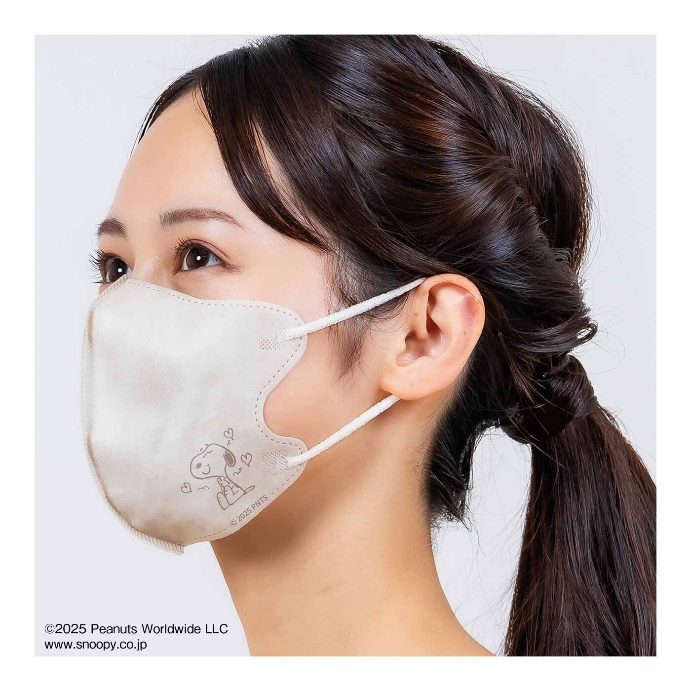FELISSIMO PARTNERS | スヌーピー ポーチ付き 3Dチャームポイントマスク 20枚の会