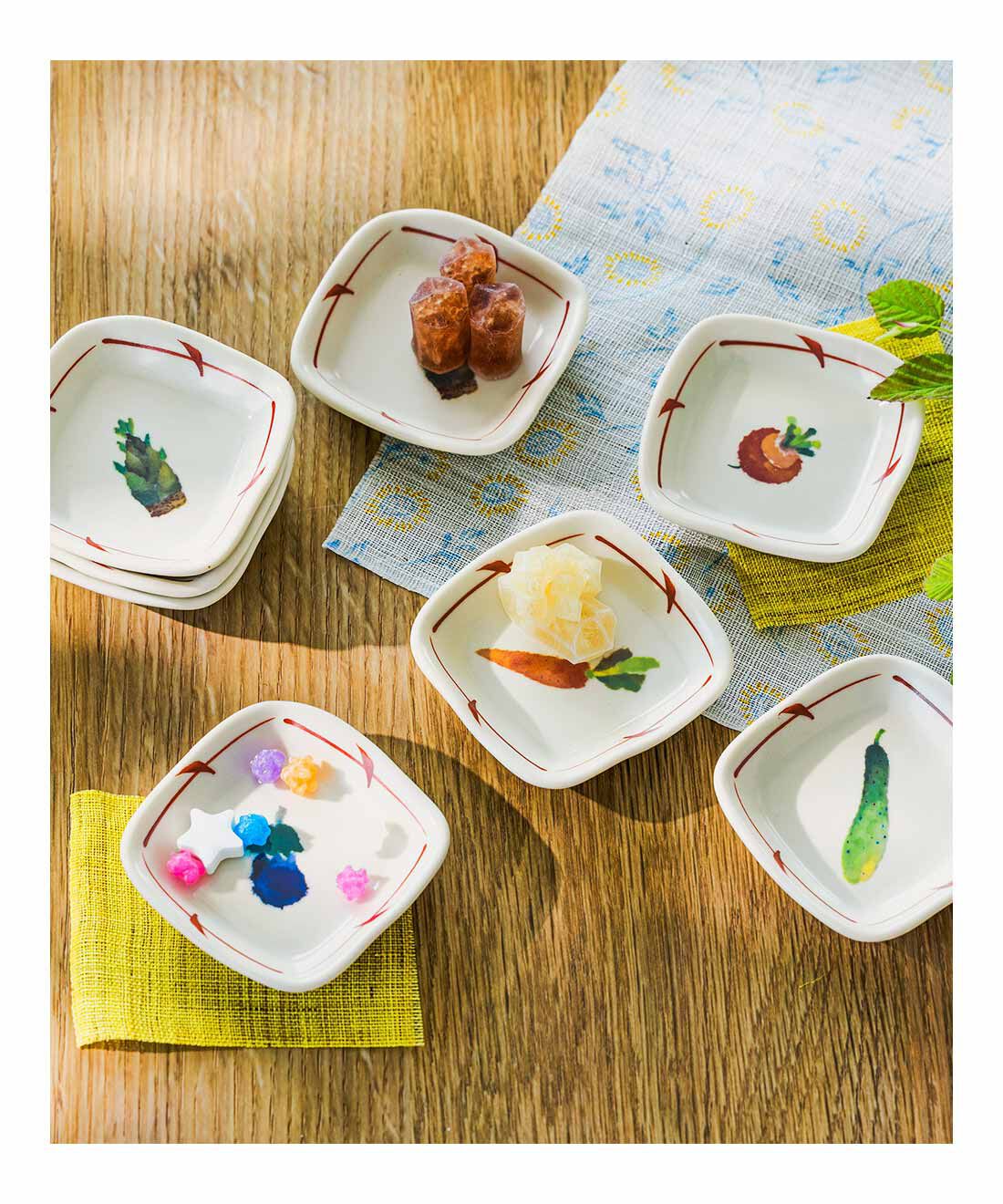 FELISSIMO PARTNERS|少しずつをたくさん並べて食卓を彩る お野菜豆皿2枚セットの会（5回予約）