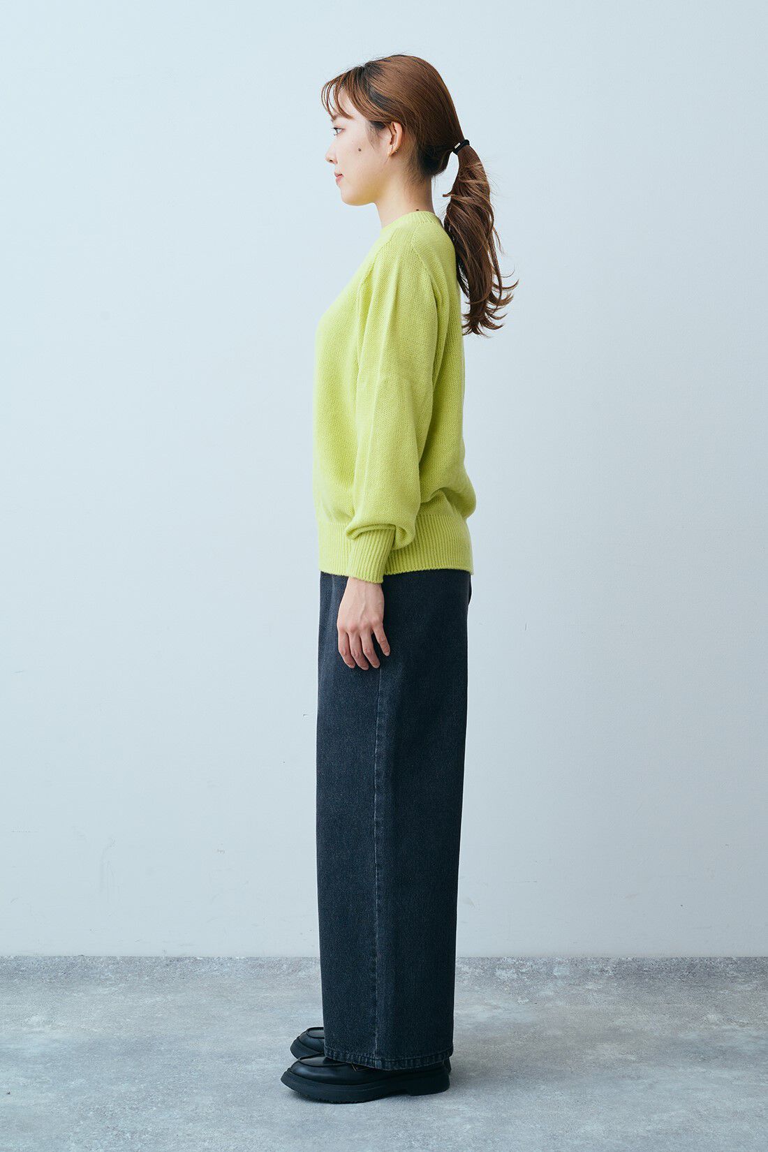 THREE FIFTY STANDARD|カラーニットセーターＹＧＲ　ＴＦＳのコーディネート