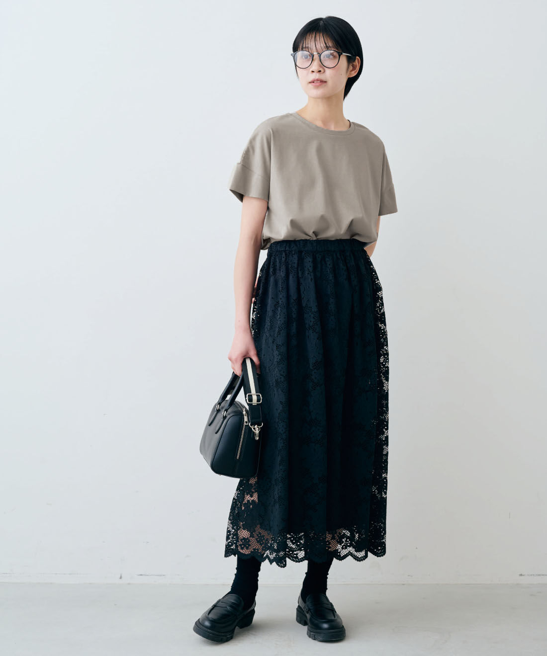 THREE FIFTY STANDARD|汗じみ軽減加工 ダブルスリーブ Tシャツのコーディネート