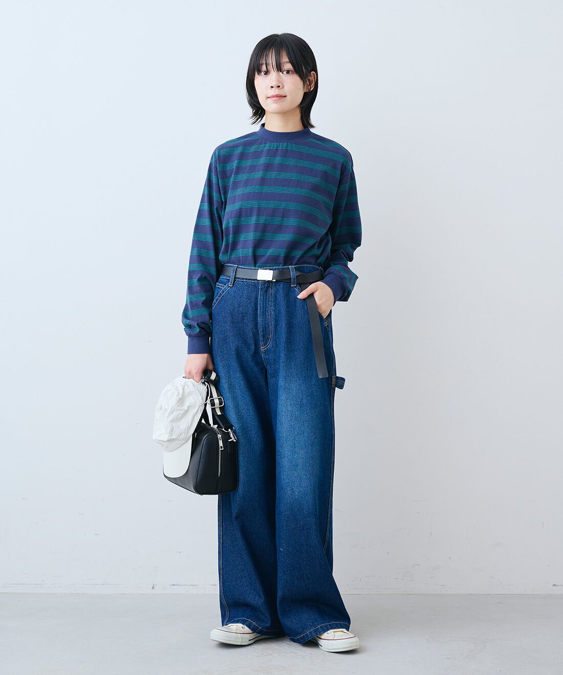 THREE FIFTY STANDARD|11.5oz デニムのペインター パンツのコーディネート