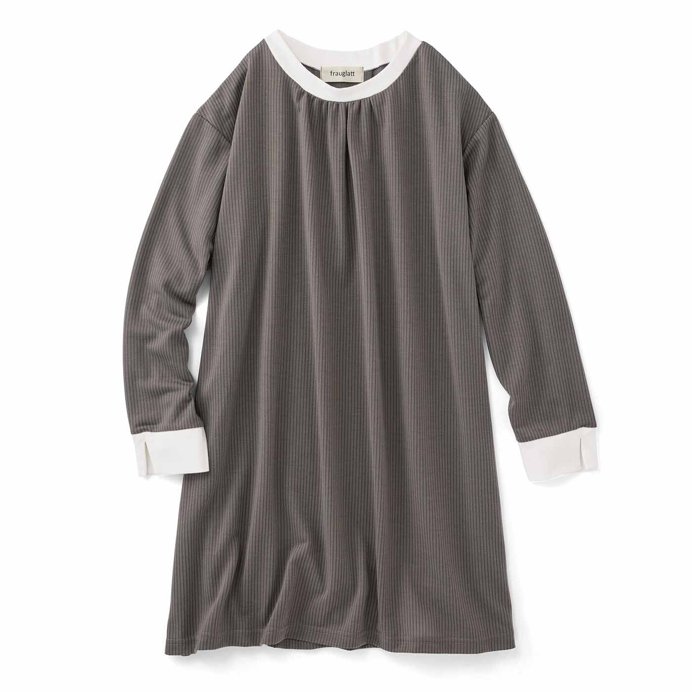 frauglatt | クレリックシャツ カットソーチュニック
