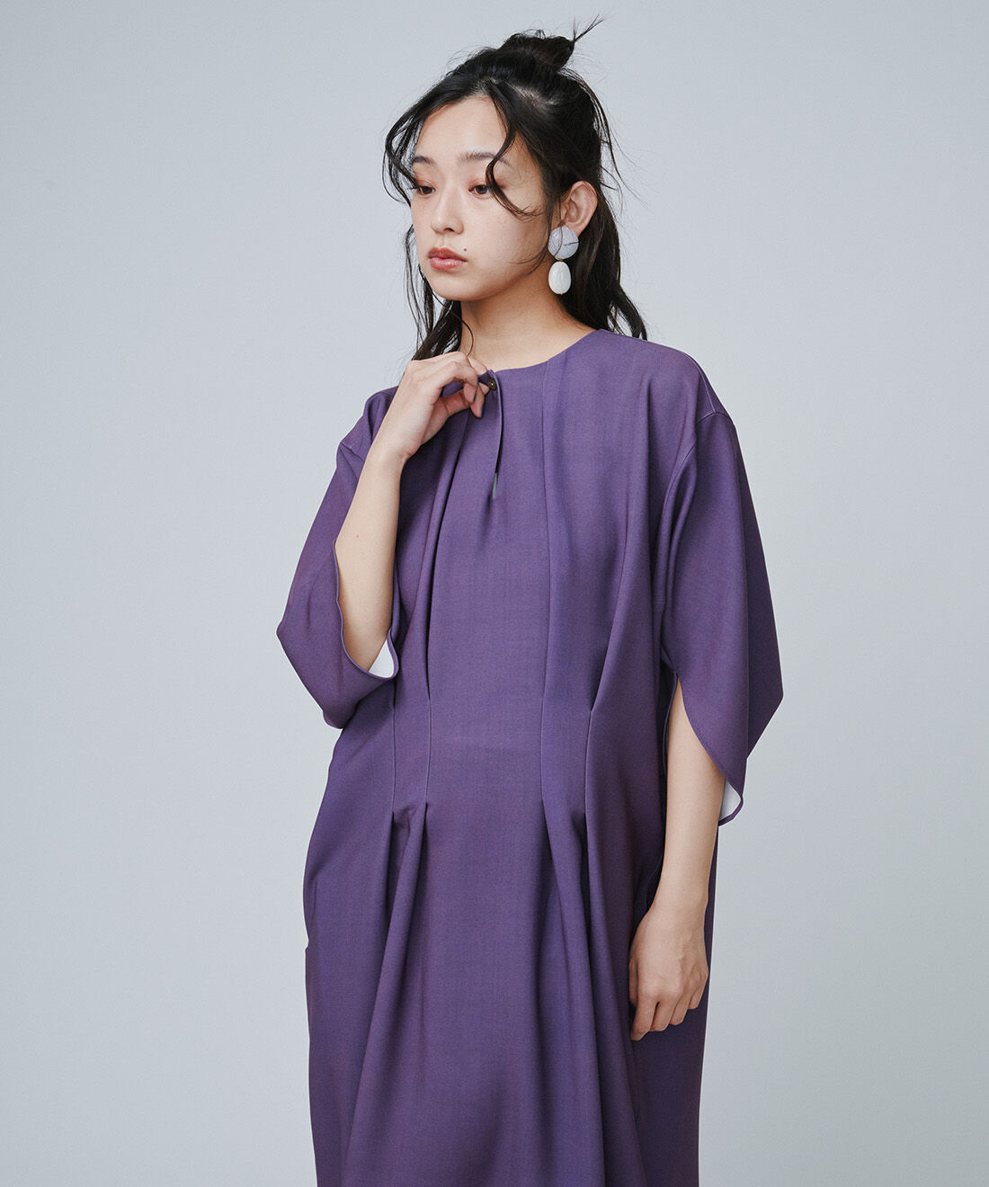 el:ment|el:ment&times;アトリエシムラ　染織家・志村ふくみさんのテキスタイル まとえる美術品プリントワンピース