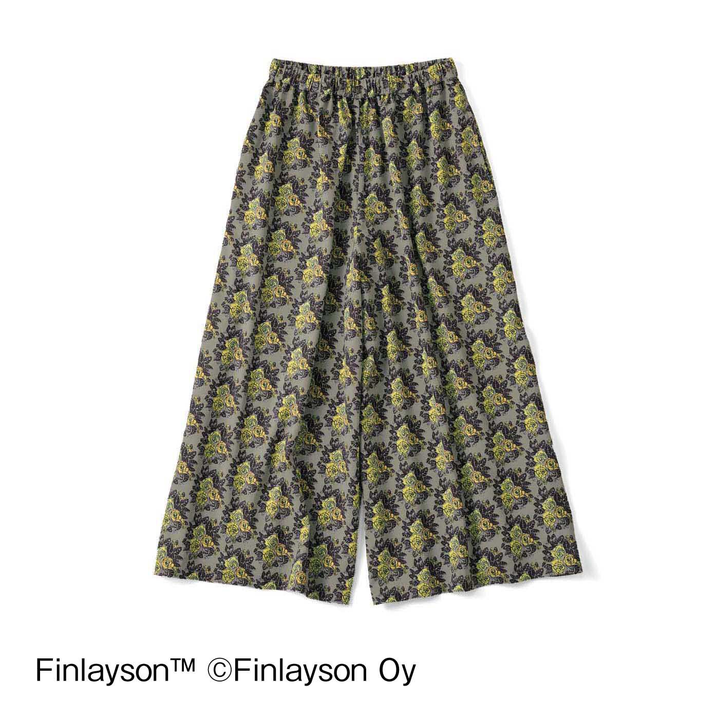 フェリシモファッションニュース | フィンレイソン ウエスト総ゴムのボリュームパンツ〈タトゥアイネン〉