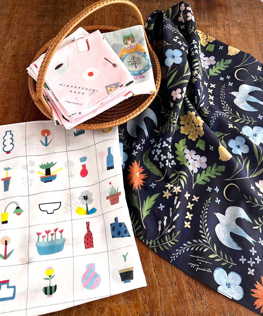 フェリシモの雑貨 Kraso | cozyca products 大判ハンカチ