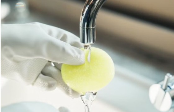 いっしょ買い：水にぬらしてこするだけ　水あか落とすクエン酸スポンジの会