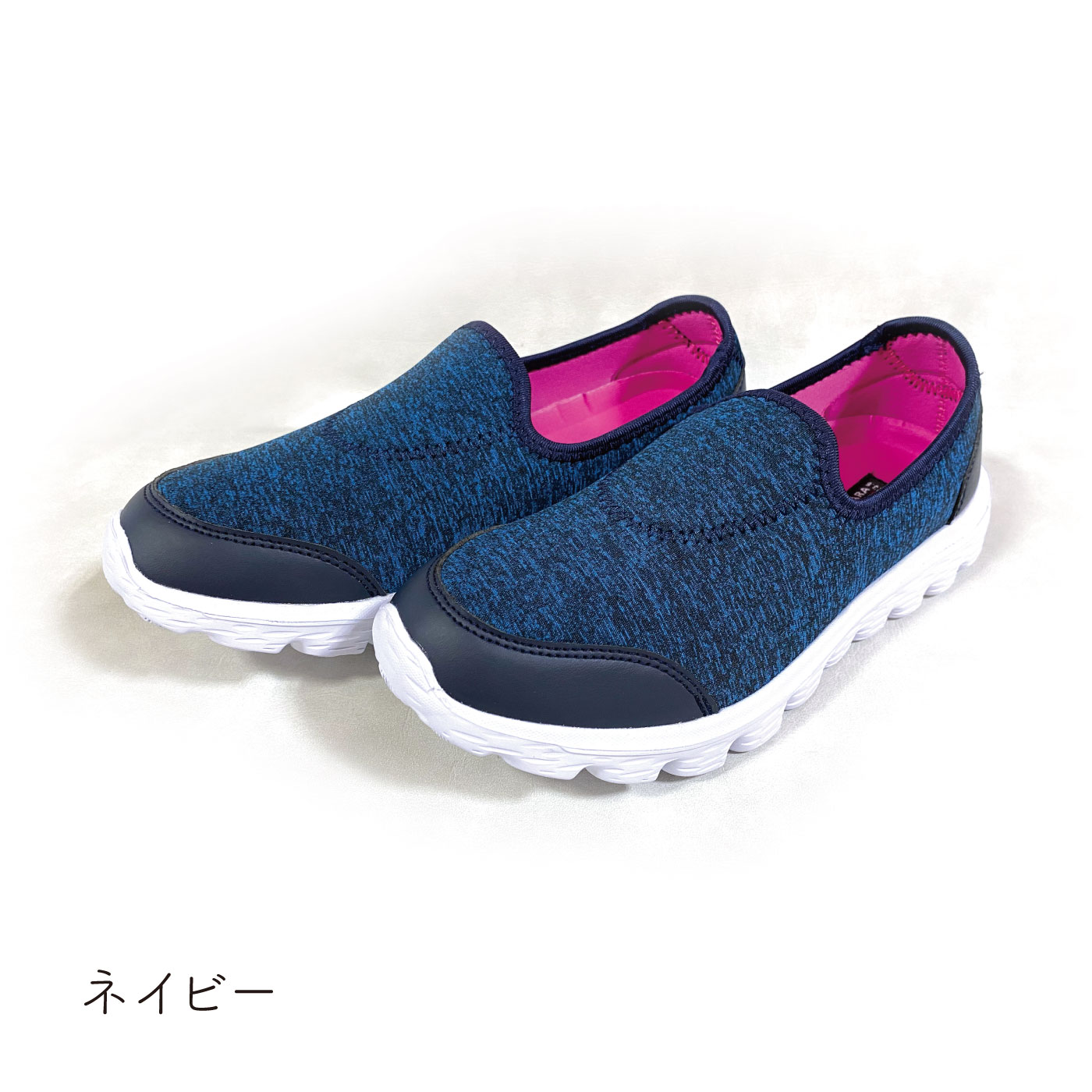 FELISSIMO PARTNERS|さっと履けるスリッポン〈ネイビー〉