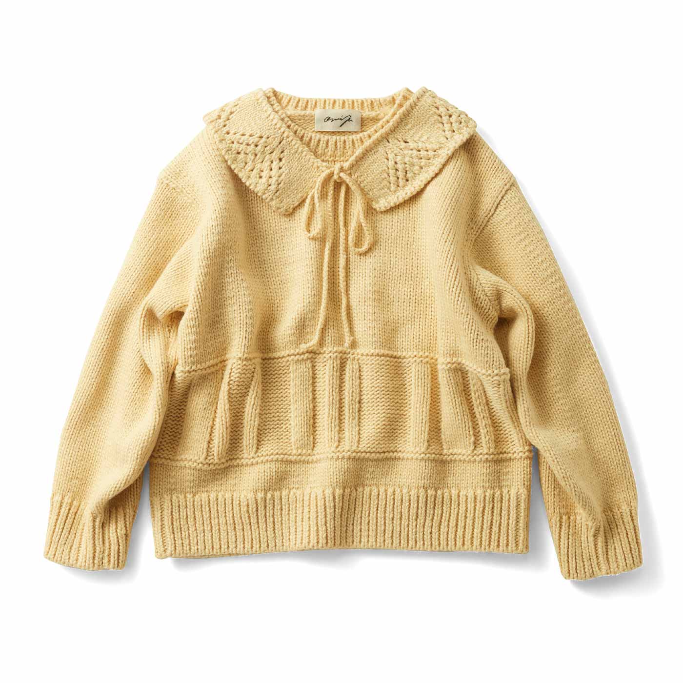THREE FIFTY STANDARD|小谷実由さんと作ったローゲージニット〈クリーム〉