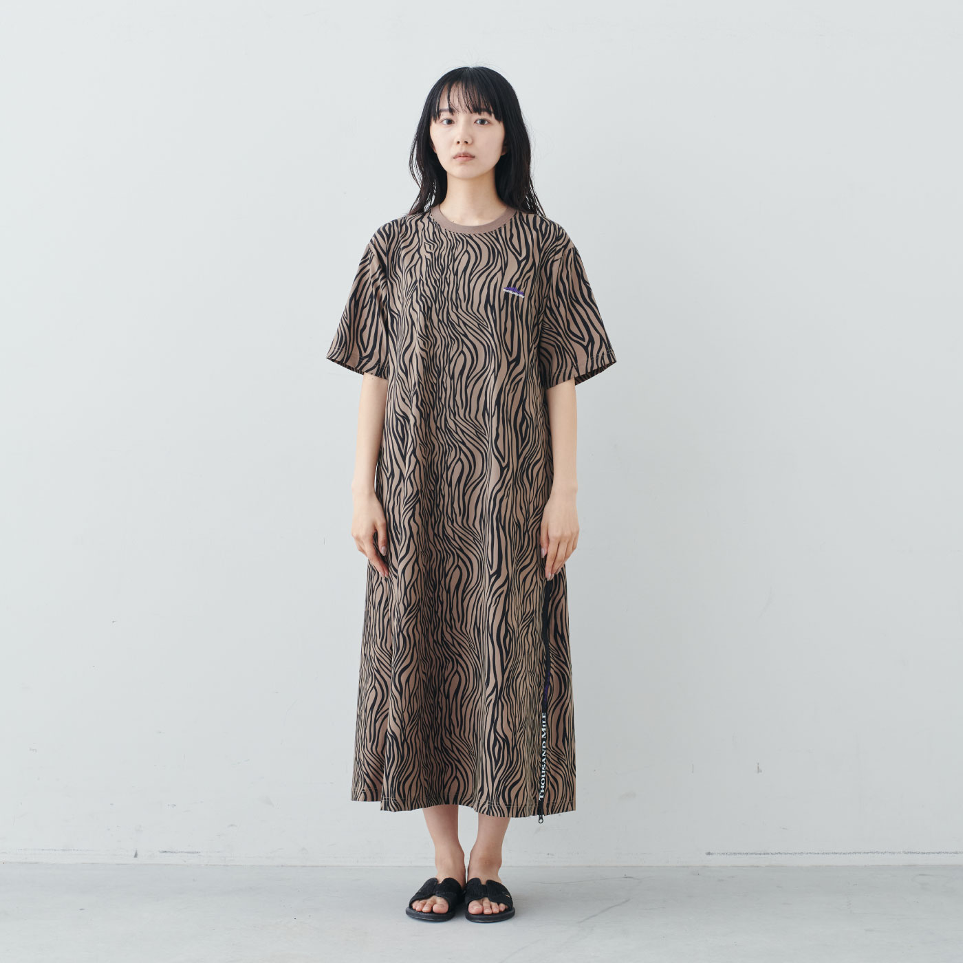 フェリシモファッションニュース|THOUSAND MILE SHORT SLEEVE OP 〈ZEBRA〉