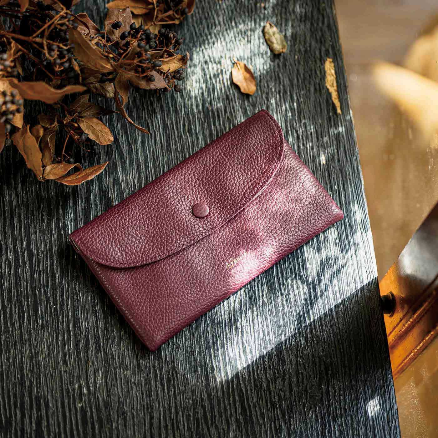 フェリシモの雑貨 Kraso|オッティモウォレット〈ボルドー〉