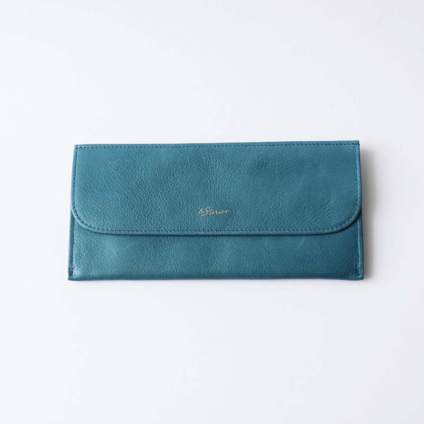 フェリシモの雑貨 Kraso|職人本革のリファインドウォレット〈ターコイズ〉